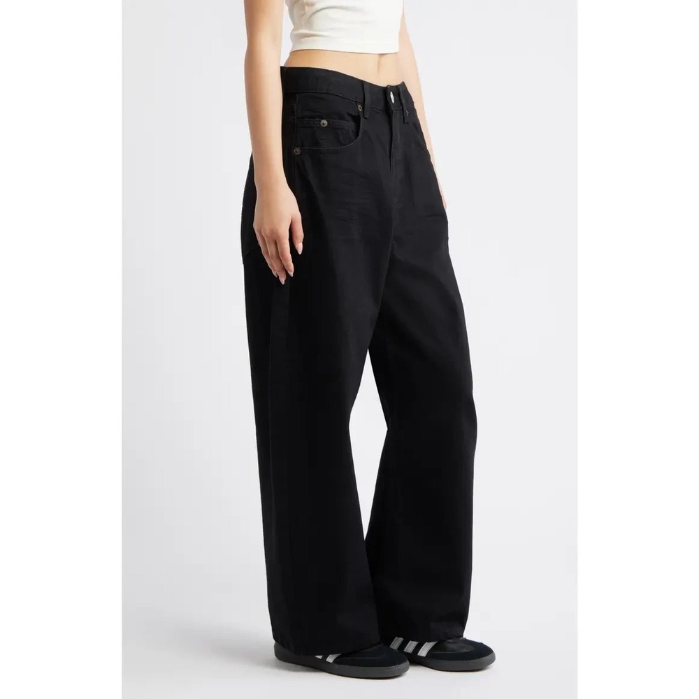 NWT BDG Jaya Baggy Boyfriend Jeans Low Rise Womens 29W 32L True Black Grunge NEW